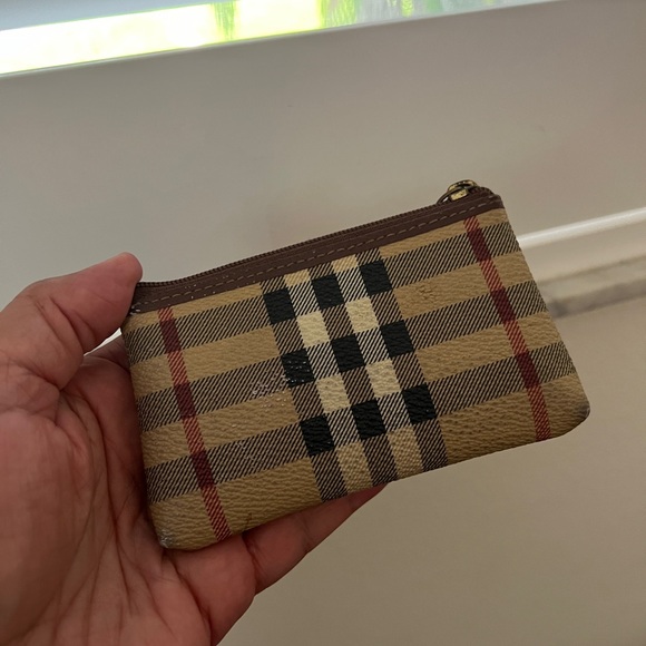 VINTAGE BURBERRY Unisex Coin/Key case. Nova check pattern - Picture 13 of 16